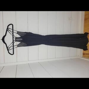 Double Zero small black sheer jumper